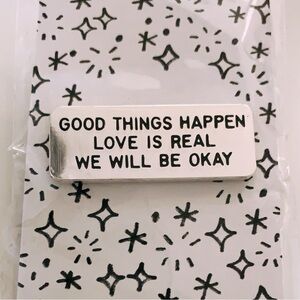 Gold and Silver Inspirational Pins